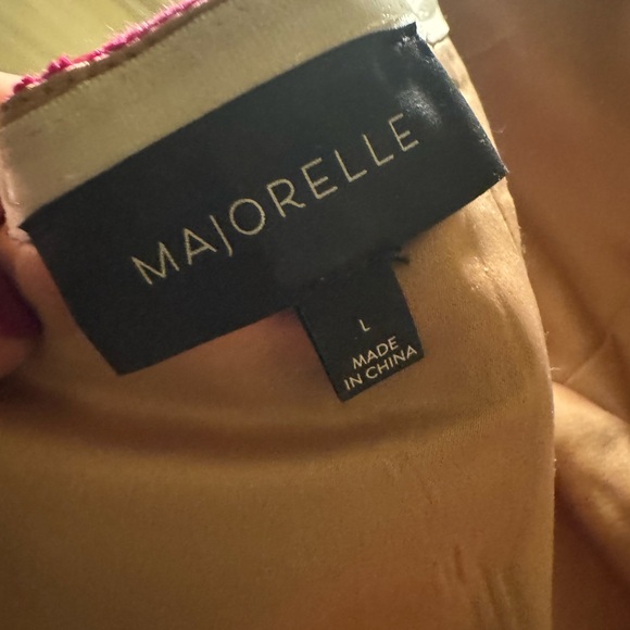 Majorella Eduarda Lace Gown in Magenta Purple – Worn Once, Size Large - Picture 4 of 5